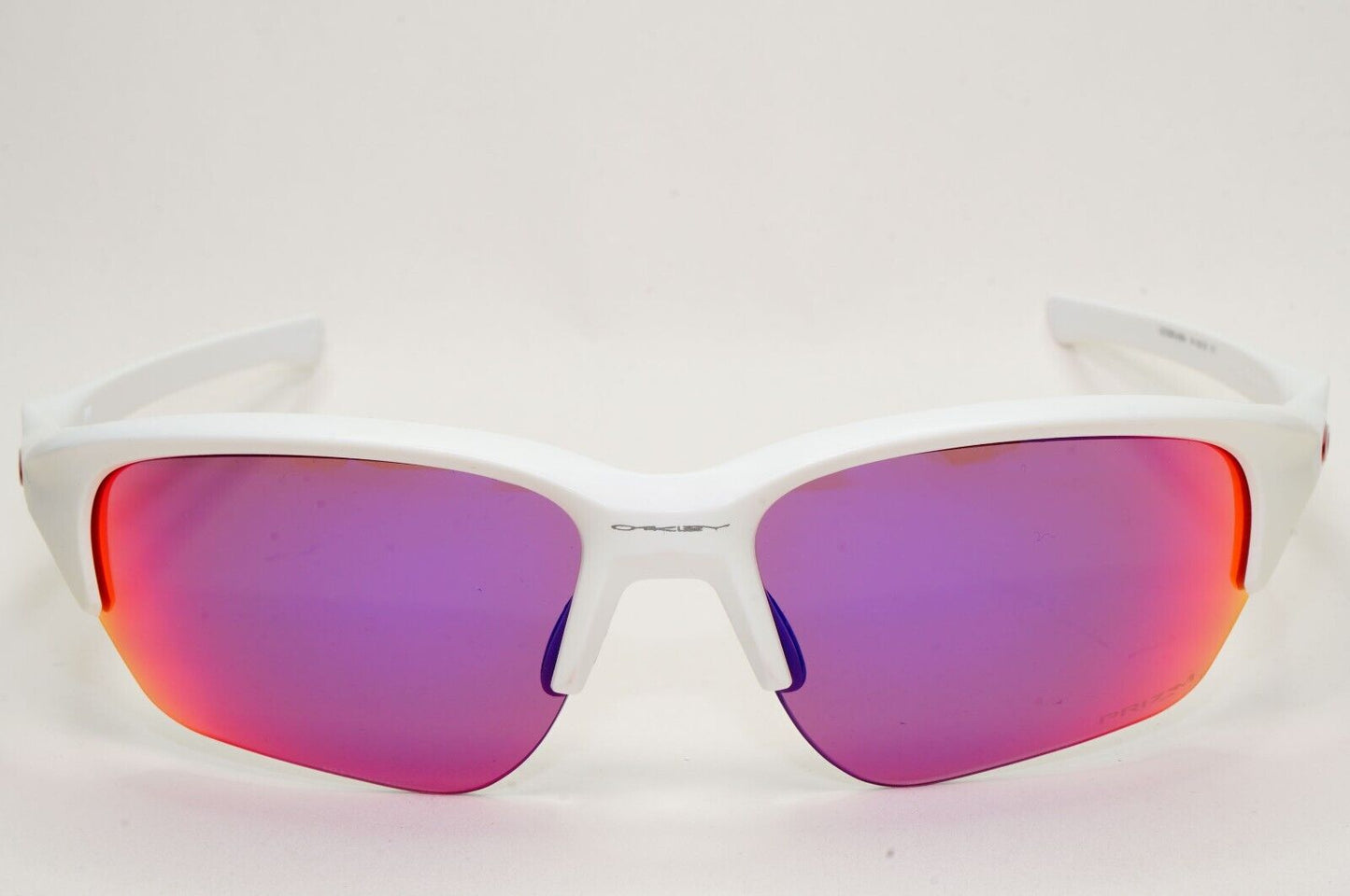 Oakley Sunglasses OO 9363 White Matte Violet Prizm Road Mirror Flak Beta 05 64mm