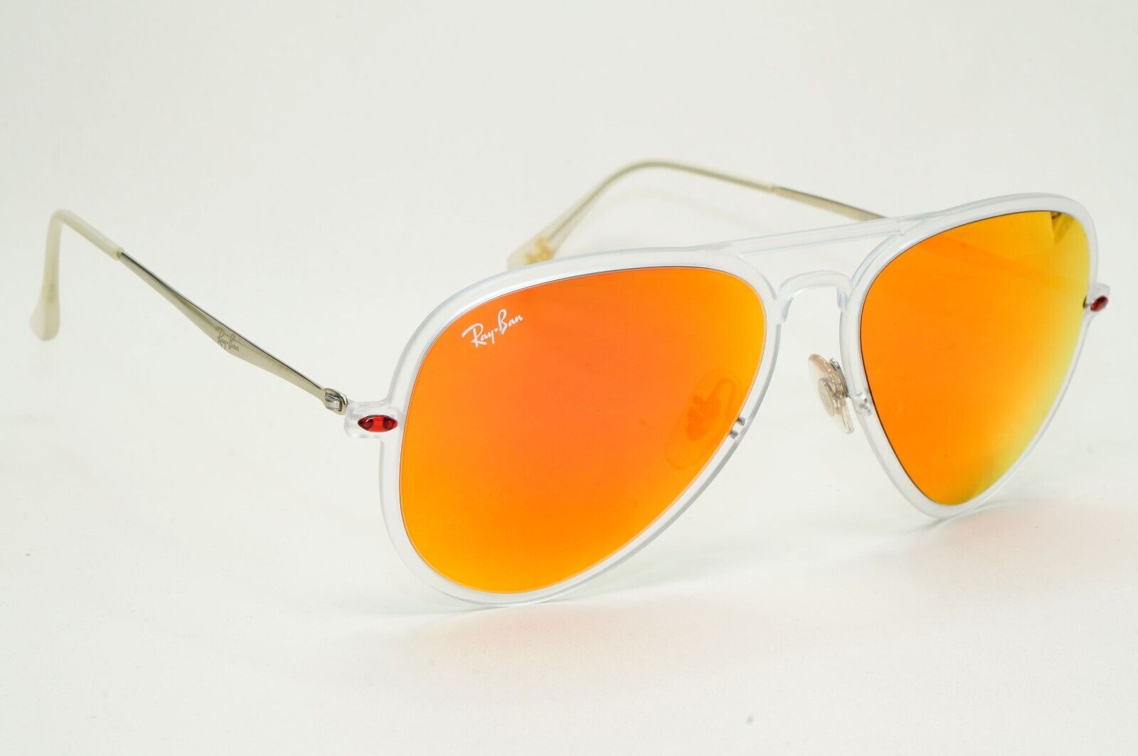 Ray-Ban Sunglasses 2015 Rare Aviator LightRay 2.0 Orange Mirror RB 4211 646/6Q