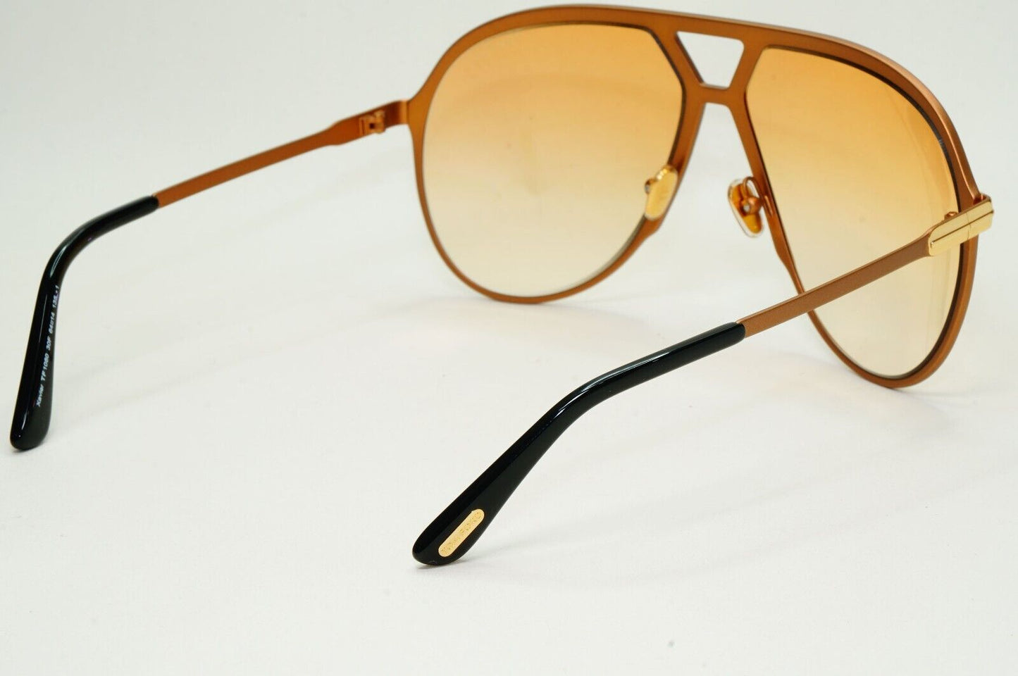 Tom Ford Sunglasses Xavier Gold Brown Yellow Large Pilot TF 1060 FT1060 30F 64mm