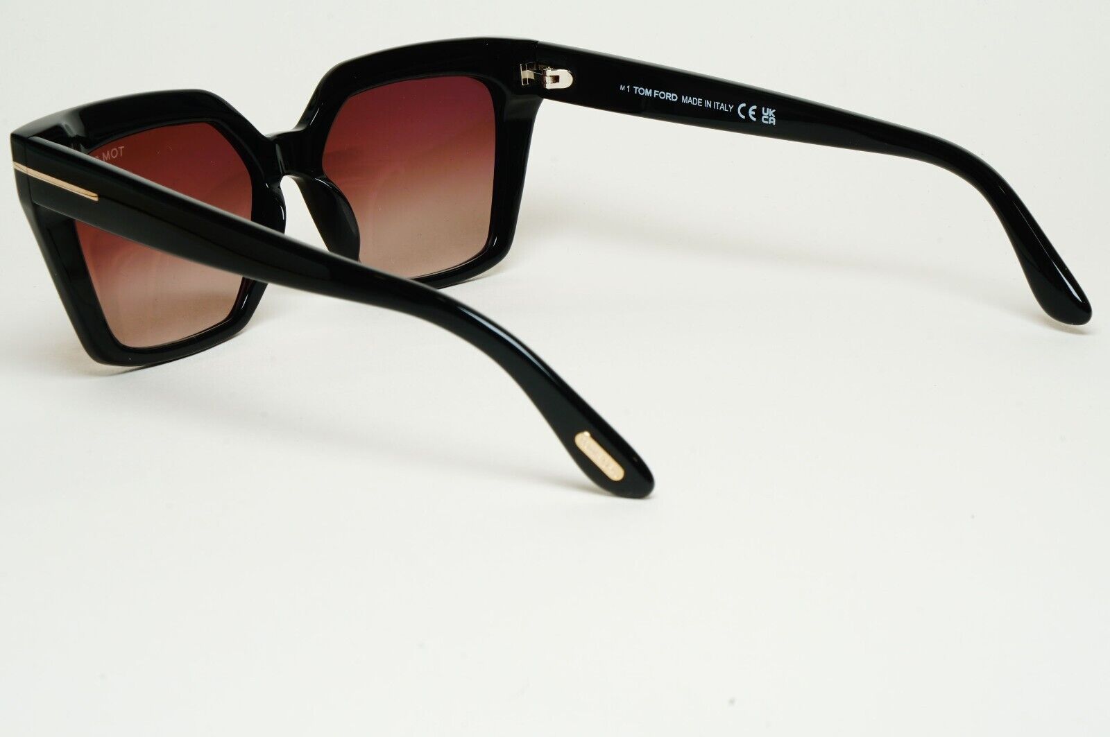 Tom Ford Sunglasses Winona Black Square Brown Gradient FT1030 TF 1030 01Z