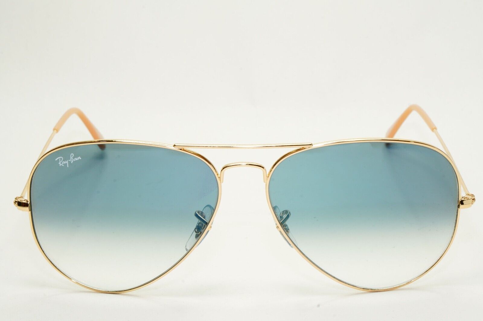 Ray-Ban Sunglasses Aviator Gold Blue Gradient Large RB 3025 001/3F 62mm