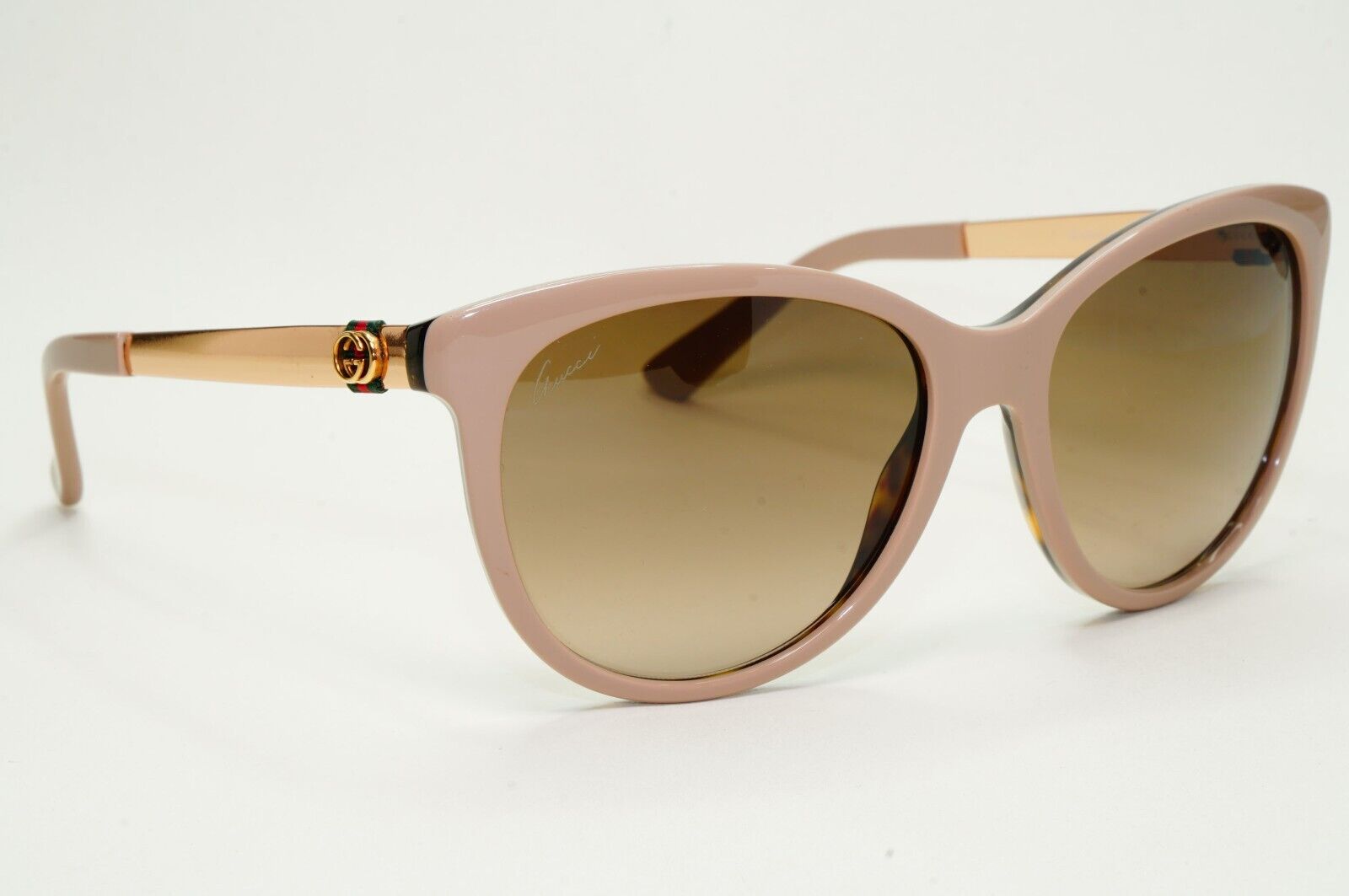 Gucci Sunglasses 2012 Ribbon Vintage Gold Beige Brown GG 3784/S LZ6J6 120824