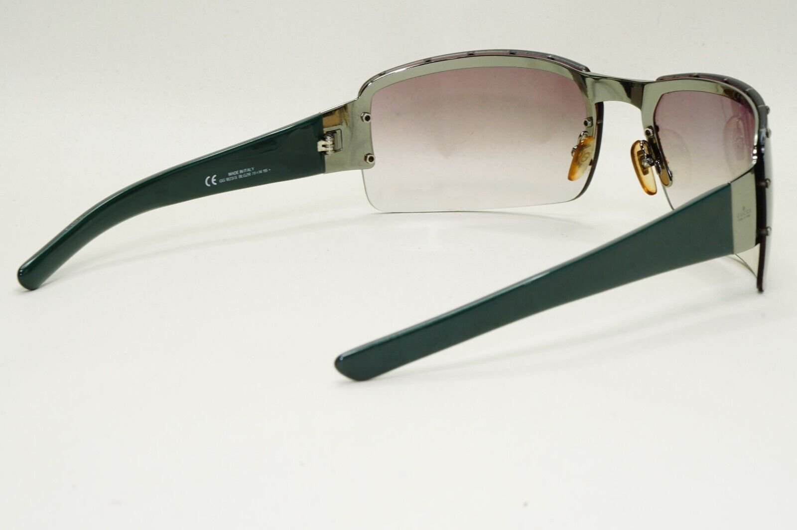 Gucci Sunglasses 2004 Vintage Monogram Green Brown Unisex GG 1823/S BLGZR 151024