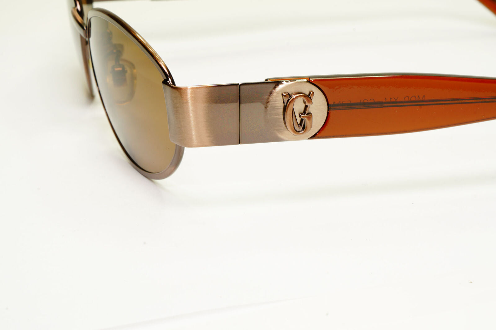 Gianni Versace 1996 Sunglasses Vintage Unisex Brown Copper GV MOD X11 COL 53M