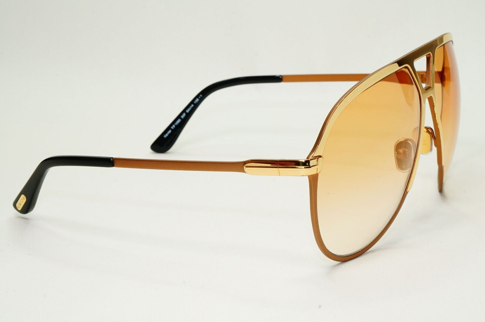 Tom Ford Sunglasses Xavier Gold Brown Yellow Large Pilot TF 1060 FT1060 30F 64mm