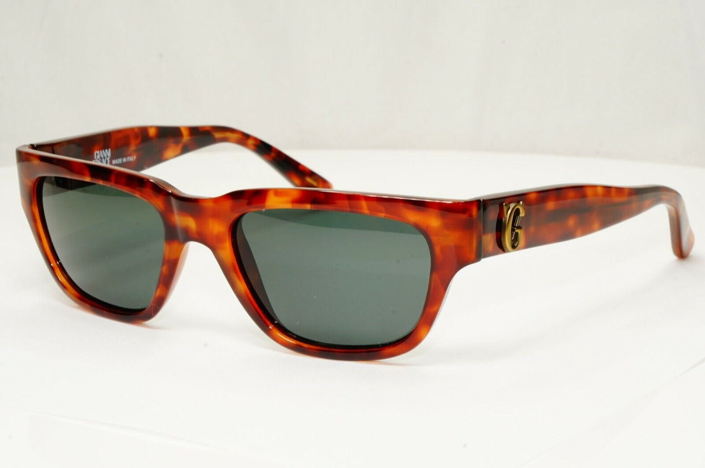 Gianni Versace 1996 Mens Vintage Brown Square Sunglasses GV MOD 532/B COL 806