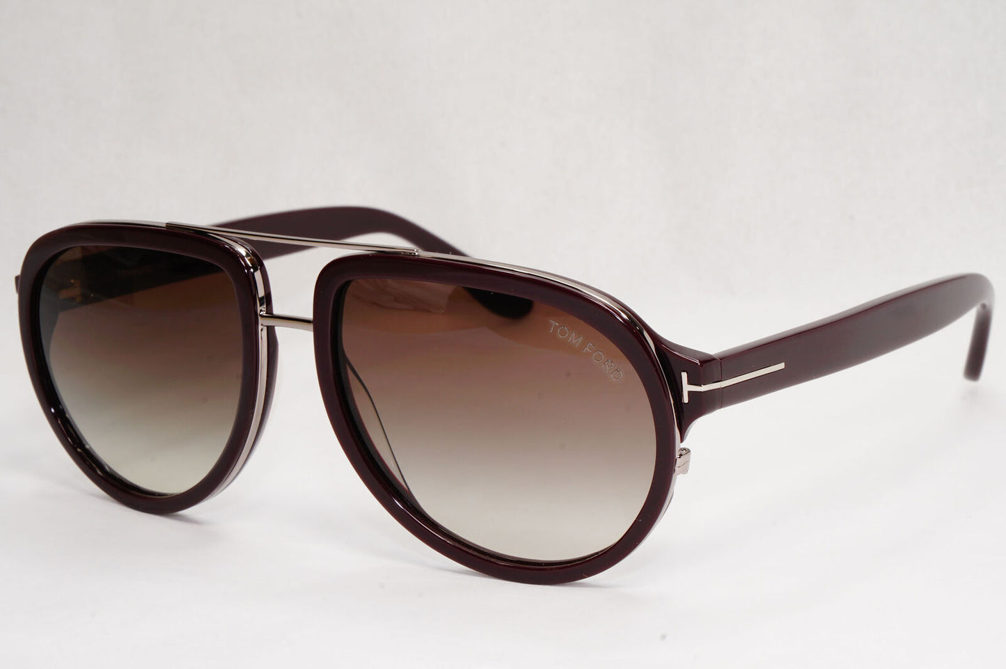 Tom Ford Sunglasses Brown Geoffrey Pilot Gradient FT0779 TF 779 48B 58mm