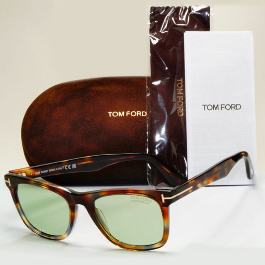 Tom Ford Sunglasses Kevyn Photochromic Brown Tortoise Green FT1099 TF 1099 56N