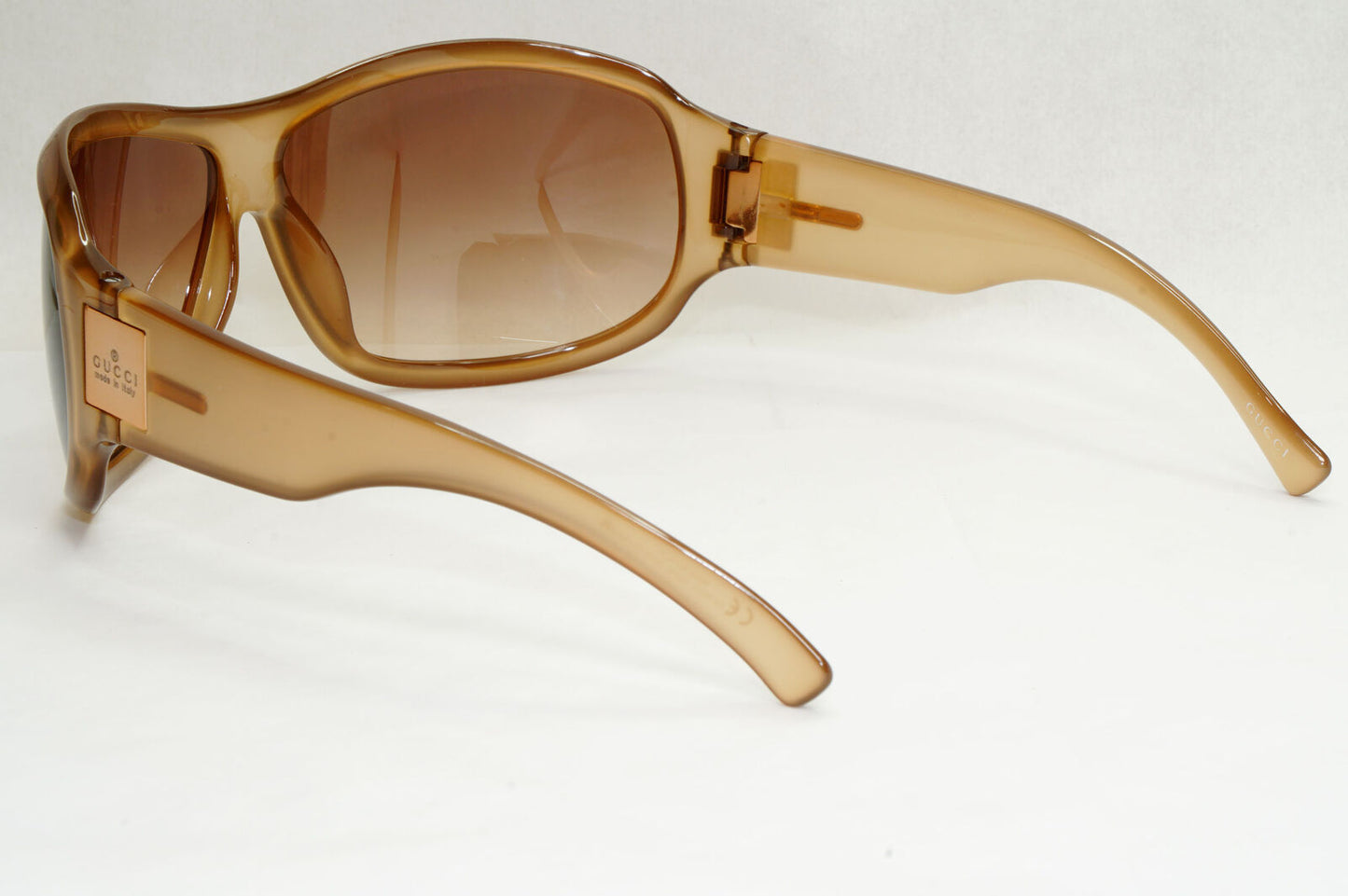 Gucci Sunglasses 2001 Vintage Brown Wrap Large Oversized GG 1562/S REP5E 270124