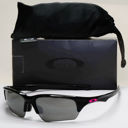 Oakley Sunglasses OO 9372 Black Polished Prizm Black Iridium Flak Beta (A) 09 65