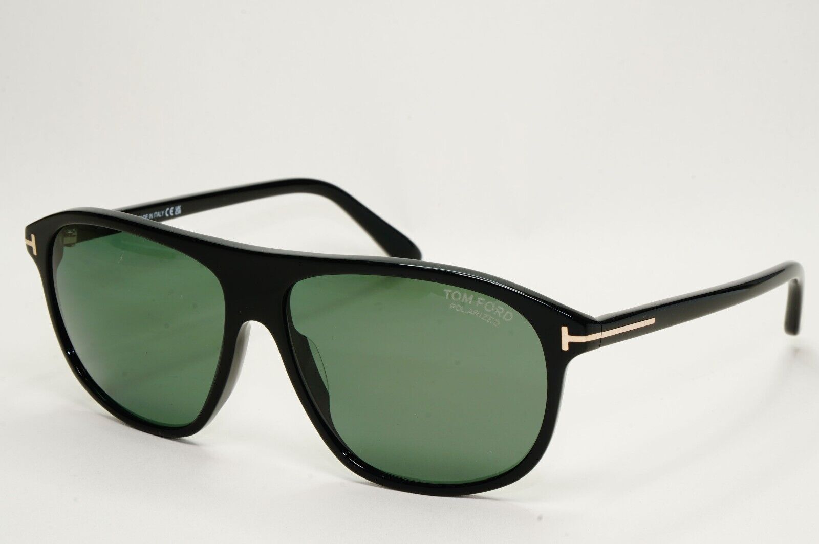 Tom Ford Sunglasses Prescott Polarised Black Green Square FT1027 TF 1027 01R