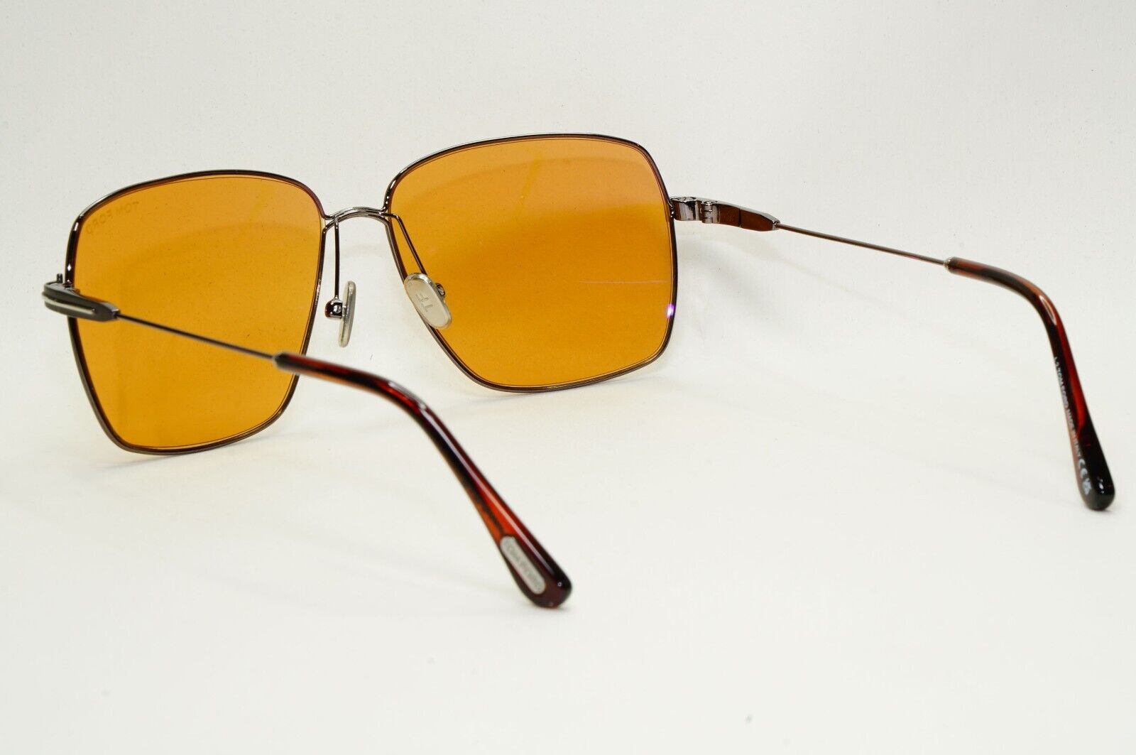 Tom Ford Sunglasses Pierre-02 Yellow Brown Grey Square FT0994 TF 994 08E 58mm