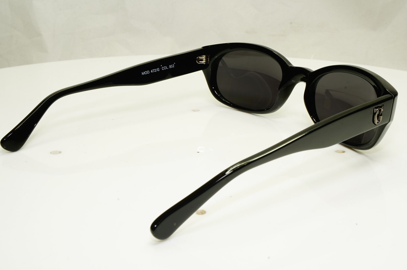 Gianni Versace 1996 Unisex Vintage Black Sunglasses GV MOD 472/G COL 852