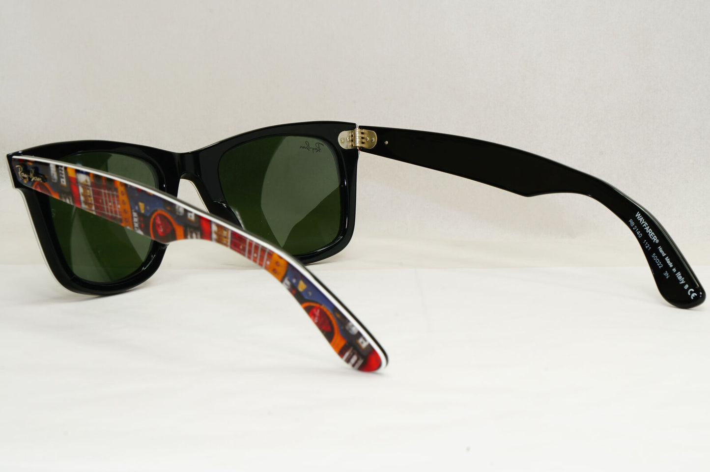 Ray-Ban Sunglasses Guitar Music Rare Prints Series 9 Vintage RB 2140 1121 070224