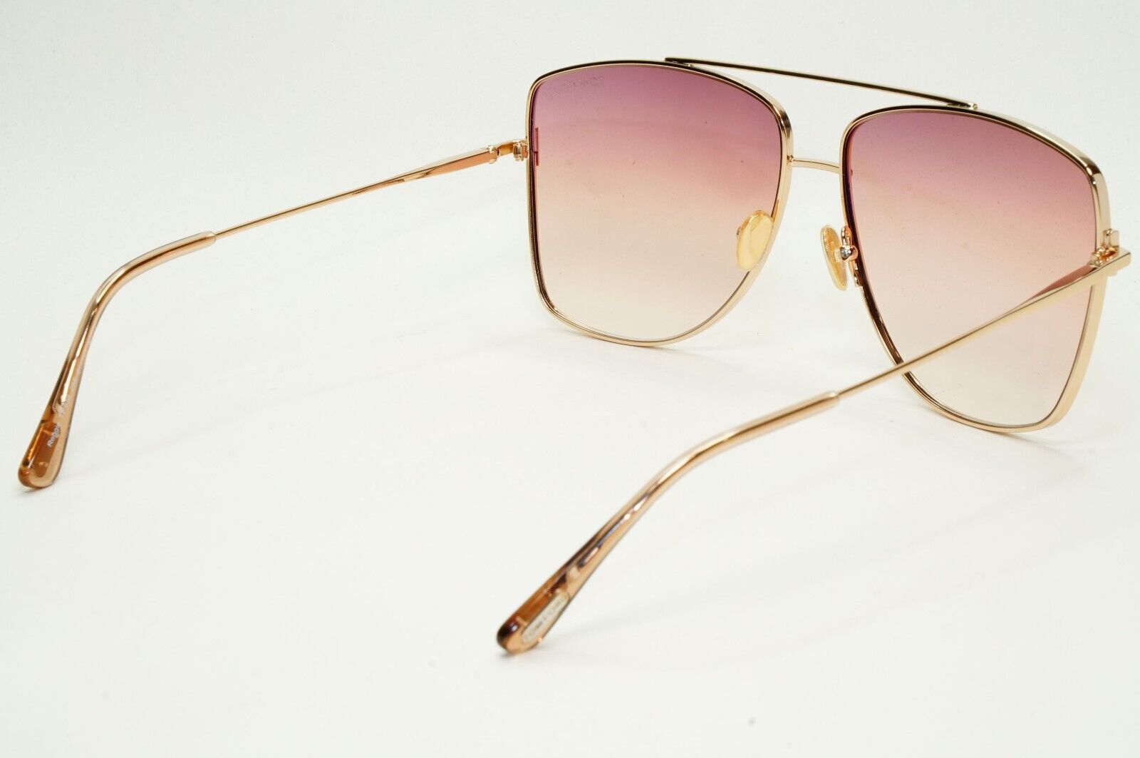 Tom Ford Sunglasses Reggie Rose Gold Brown Gradient Square FT0838 TF 838 28F