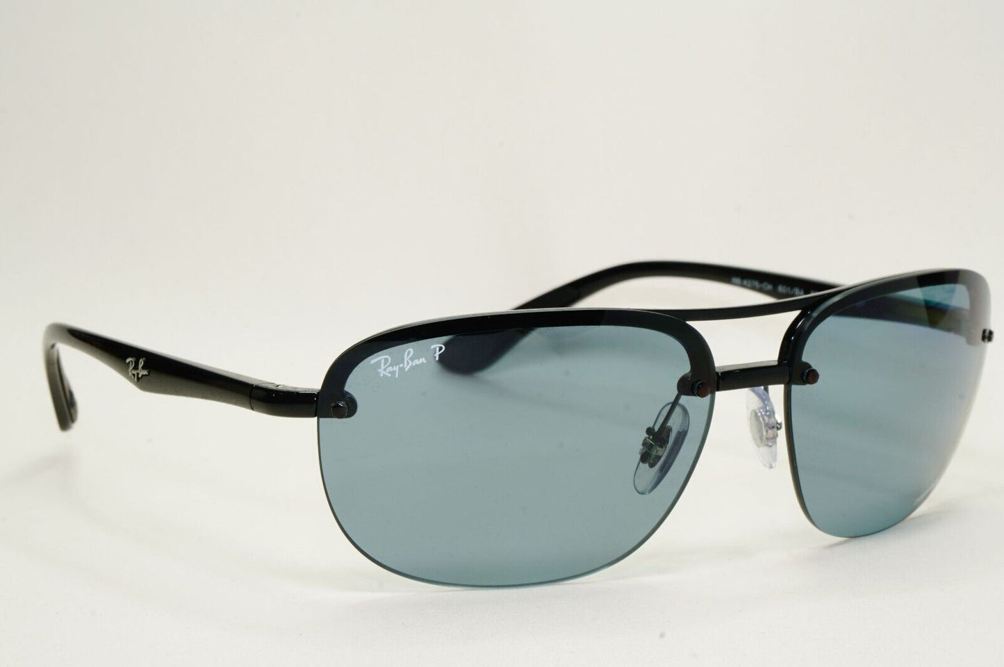 Ray-Ban Sunglasses Chromance Blue Polarised Black Pilot RB 4275-CH 601/BA 63mm