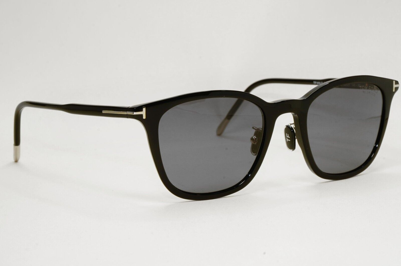 Tom Ford Sunglasses Black Polarised Grey Square FT0956-D TF 956-D 01D 52mm