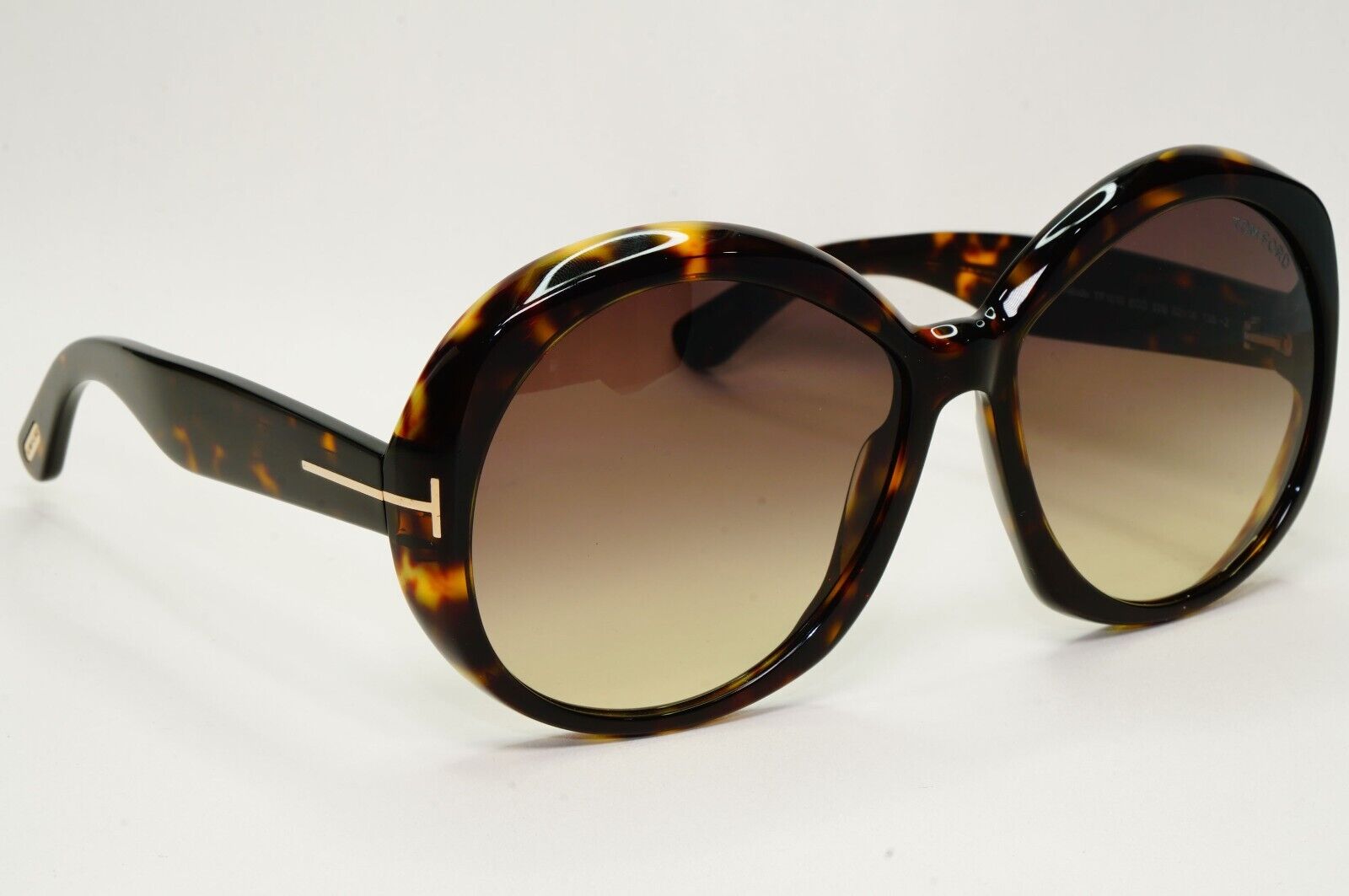 Tom Ford Sunglasses Annabelle Brown Tortoise Oversized Large TF1010 TF 1010 52B