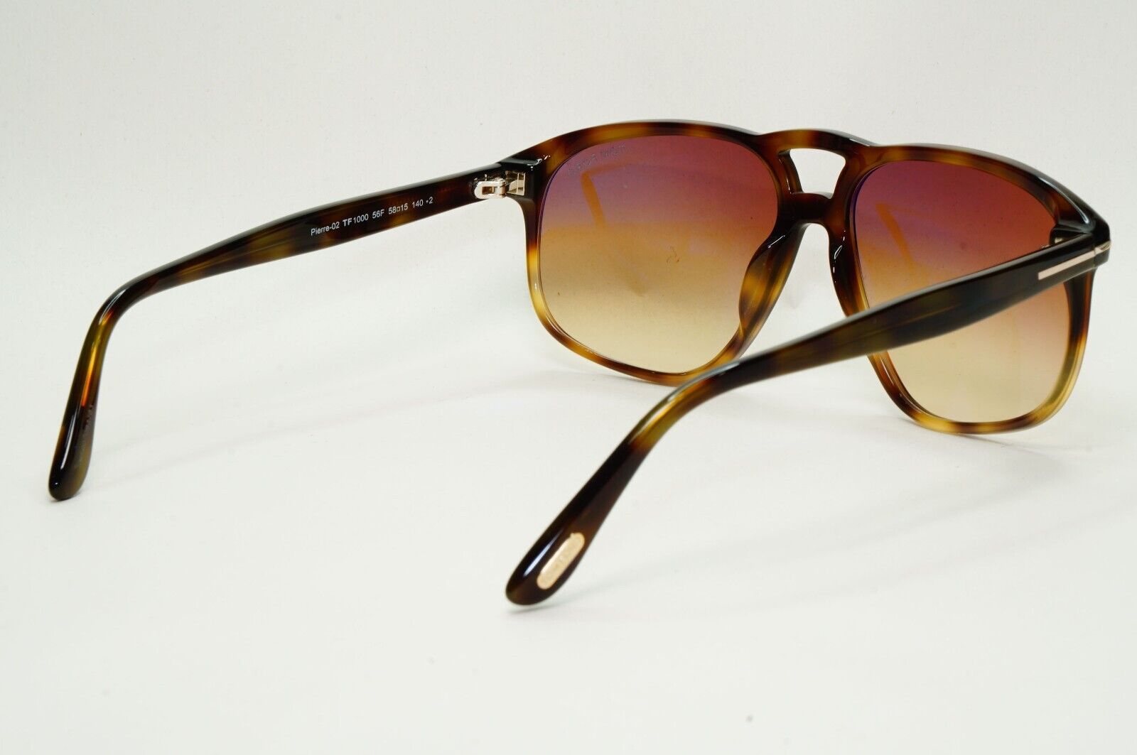 Tom Ford Sunglasses Pierre-02 Brown Havana Gradient FT1000 TF 1000 56F 58mm