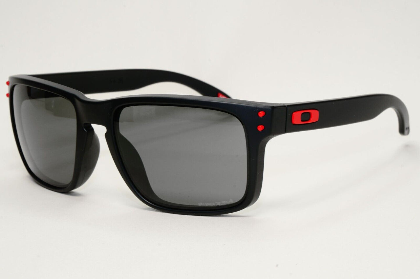 Oakley Sunglasses Holbrook Black Matte Grey Prizm Square Red OO 9102 U2 57mm