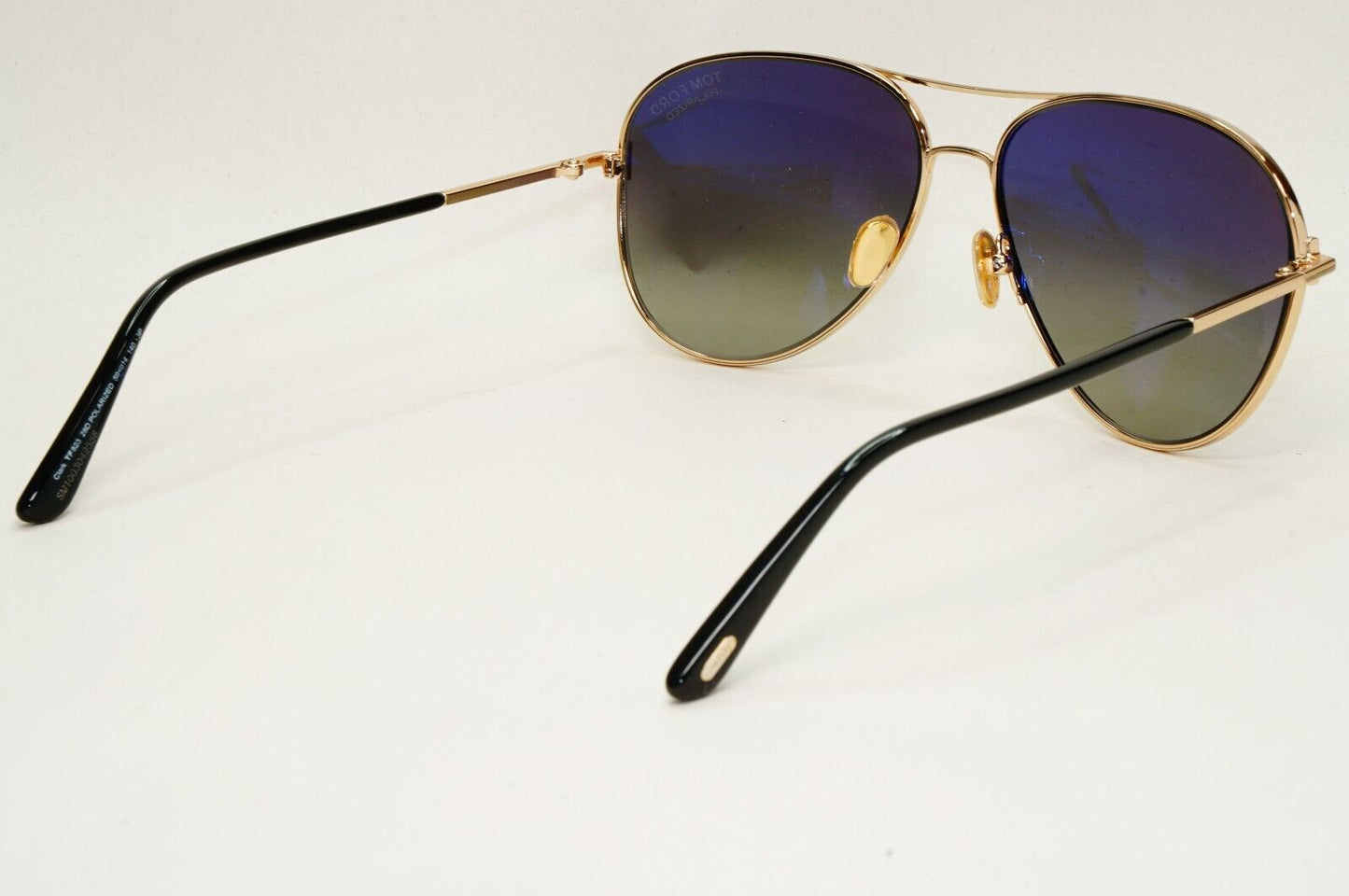 Tom Ford Sunglasses Clark Polarised Gold Grey Pilot FT0823 TF 823 28D 59mm