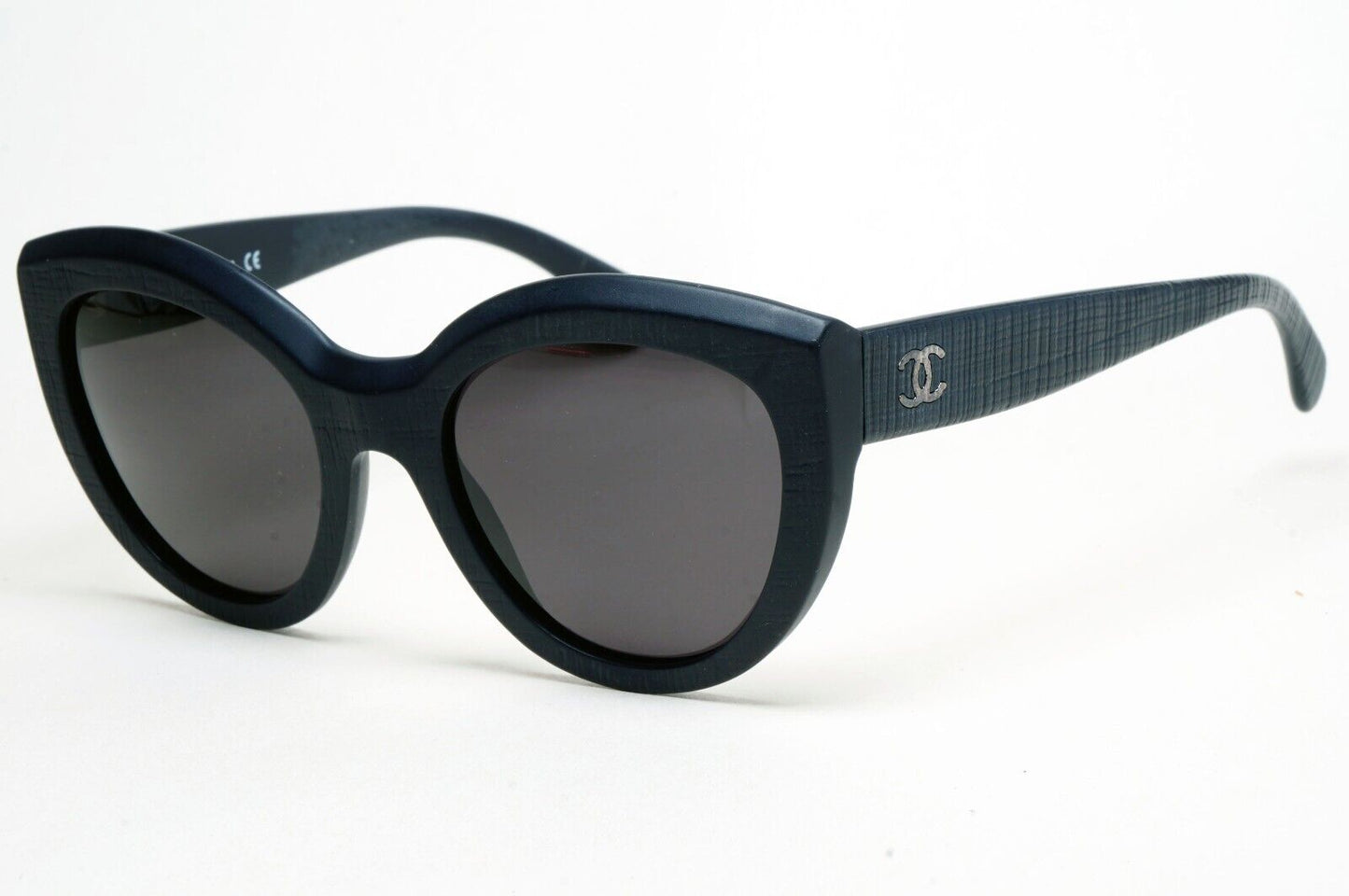 Chanel Sunglasses Dark Blue Black Tweed Pattern 5331 c.1462/S2 51mm 241124