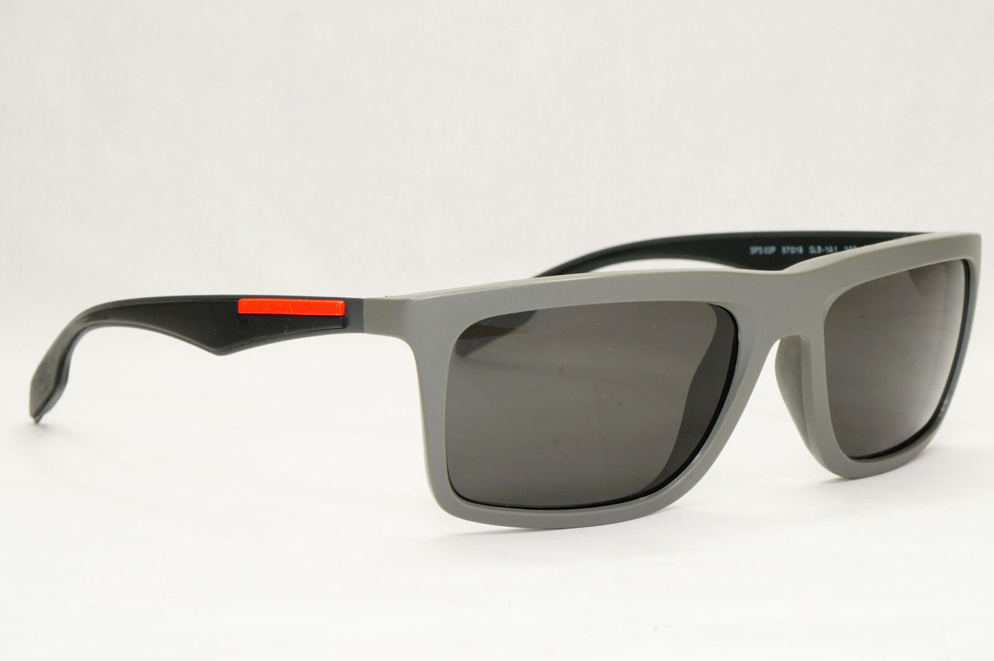 Prada Sunglasses 2015 Black Square Grey Slice PS02PS SPS 02P SL9-1A1 151223