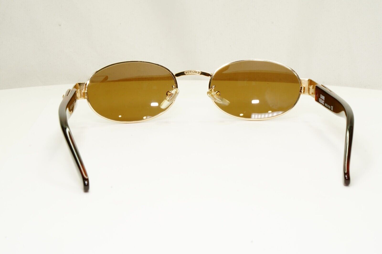 Gianni Versace 1996 Vintage Mens Metal Gold Medusa Sunglasses MOD X18 COL 030