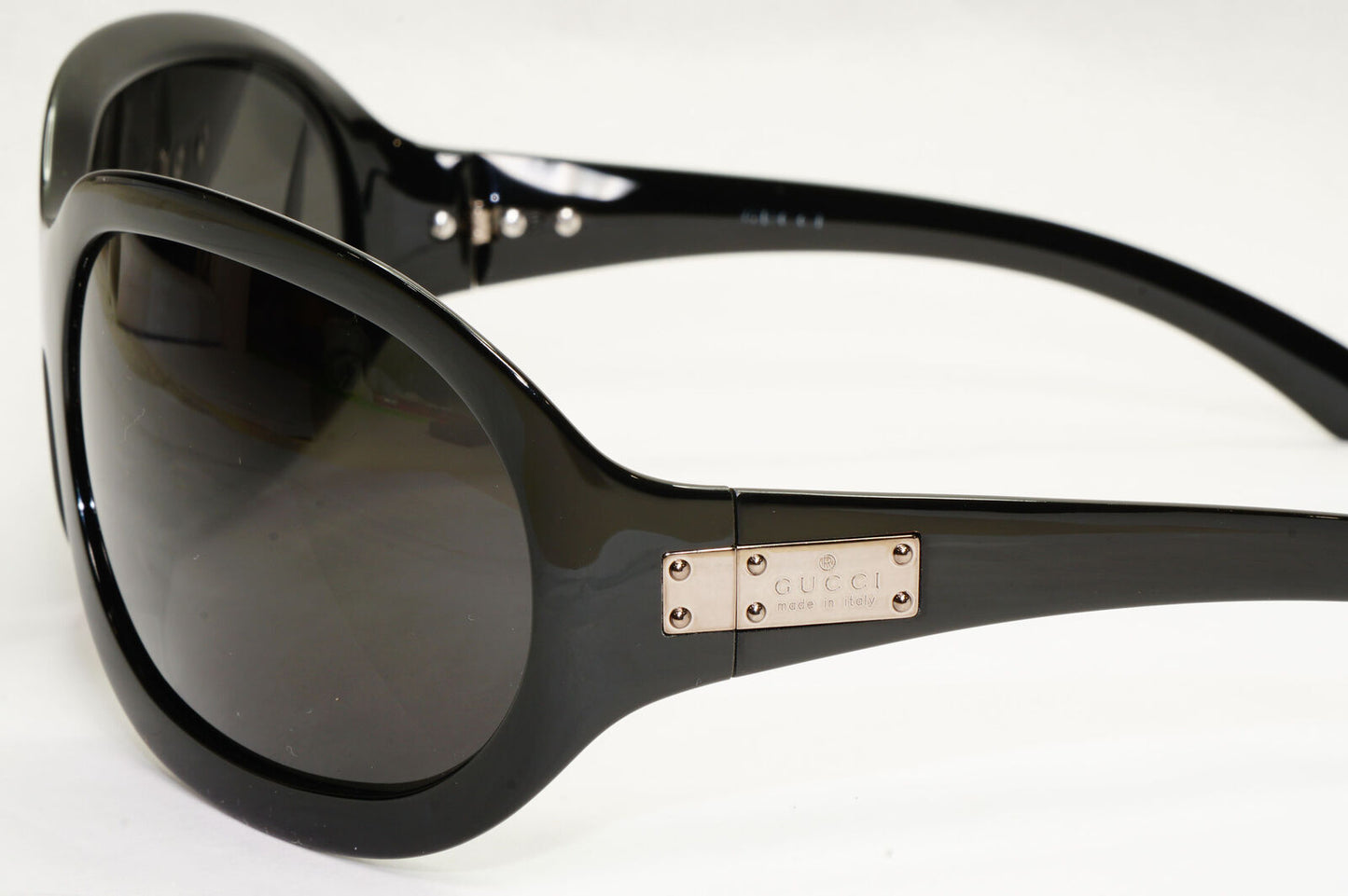 Gucci Sunglasses 1996 Vintage Black Large Wrap Square GG 1480/S 584 151223