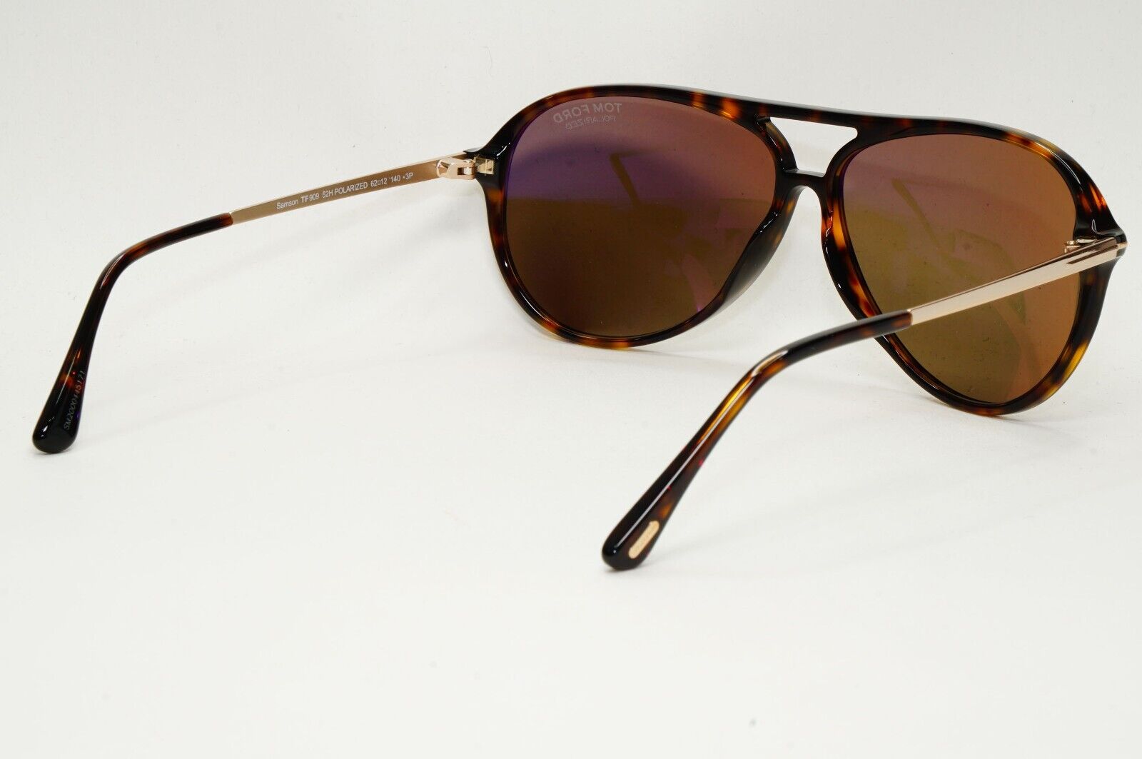 Tom Ford Sunglasses Samson Polarized Brown Gold Tortoiseshell FT0909 TF 909 52H