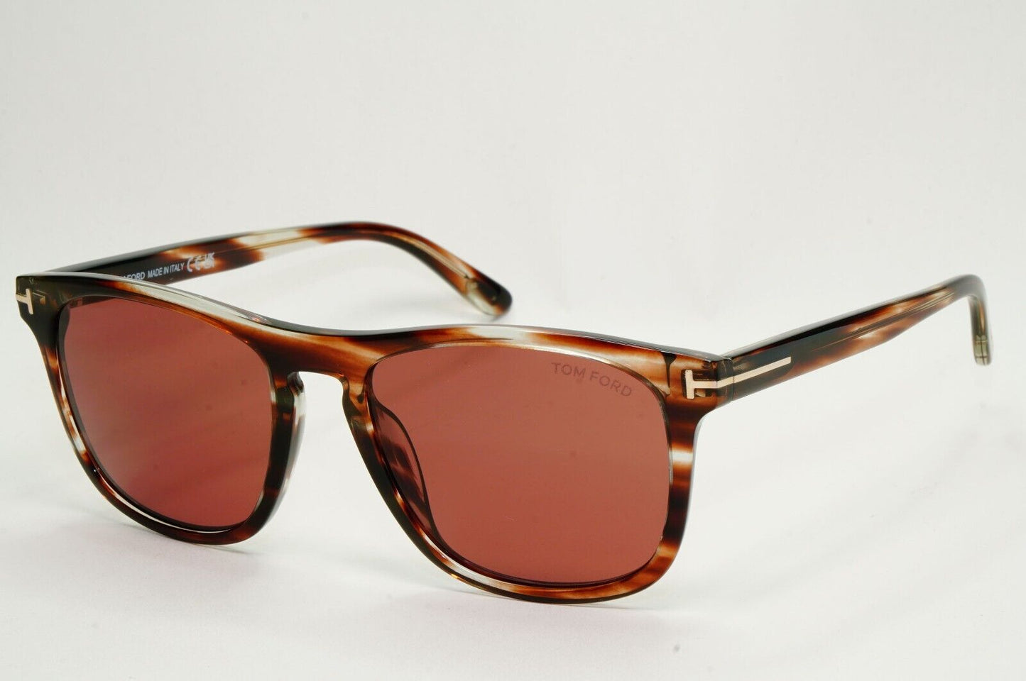 Tom Ford Sunglasses Gerard-02 Brown Striped Red Bordo FT0930 TF 930 56S 56mm