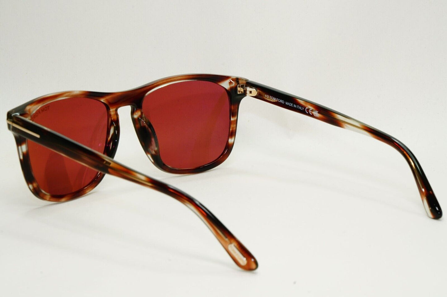 Tom Ford Sunglasses Gerard-02 Brown Striped Red Bordo FT0930 TF 930 56S 56mm