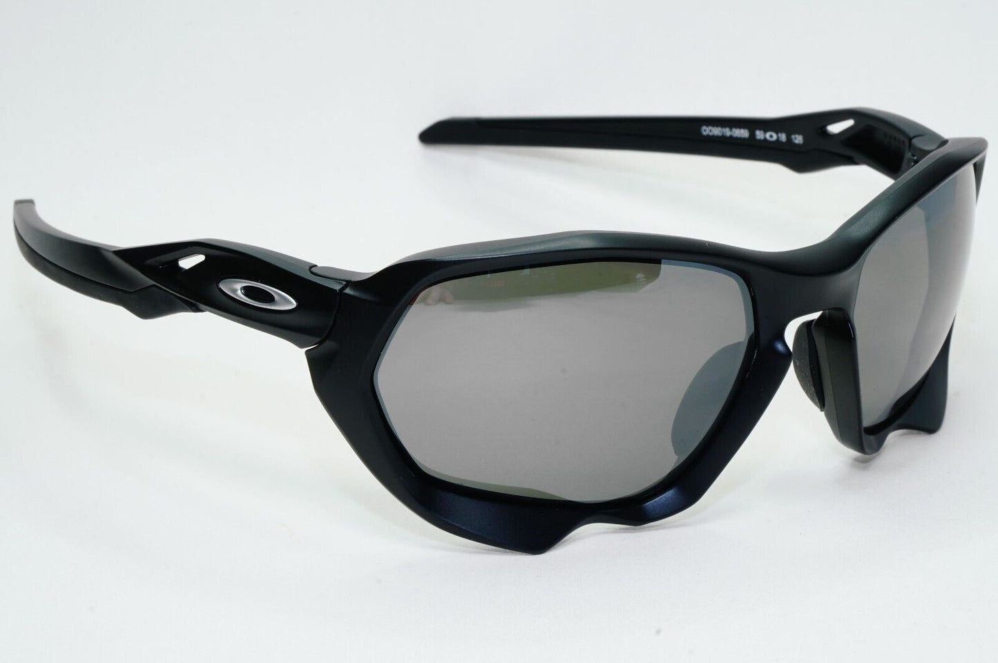 Oakley Sunglasses Plazma Polarised Black Matte Prizm Square Wrap OO 9019 06