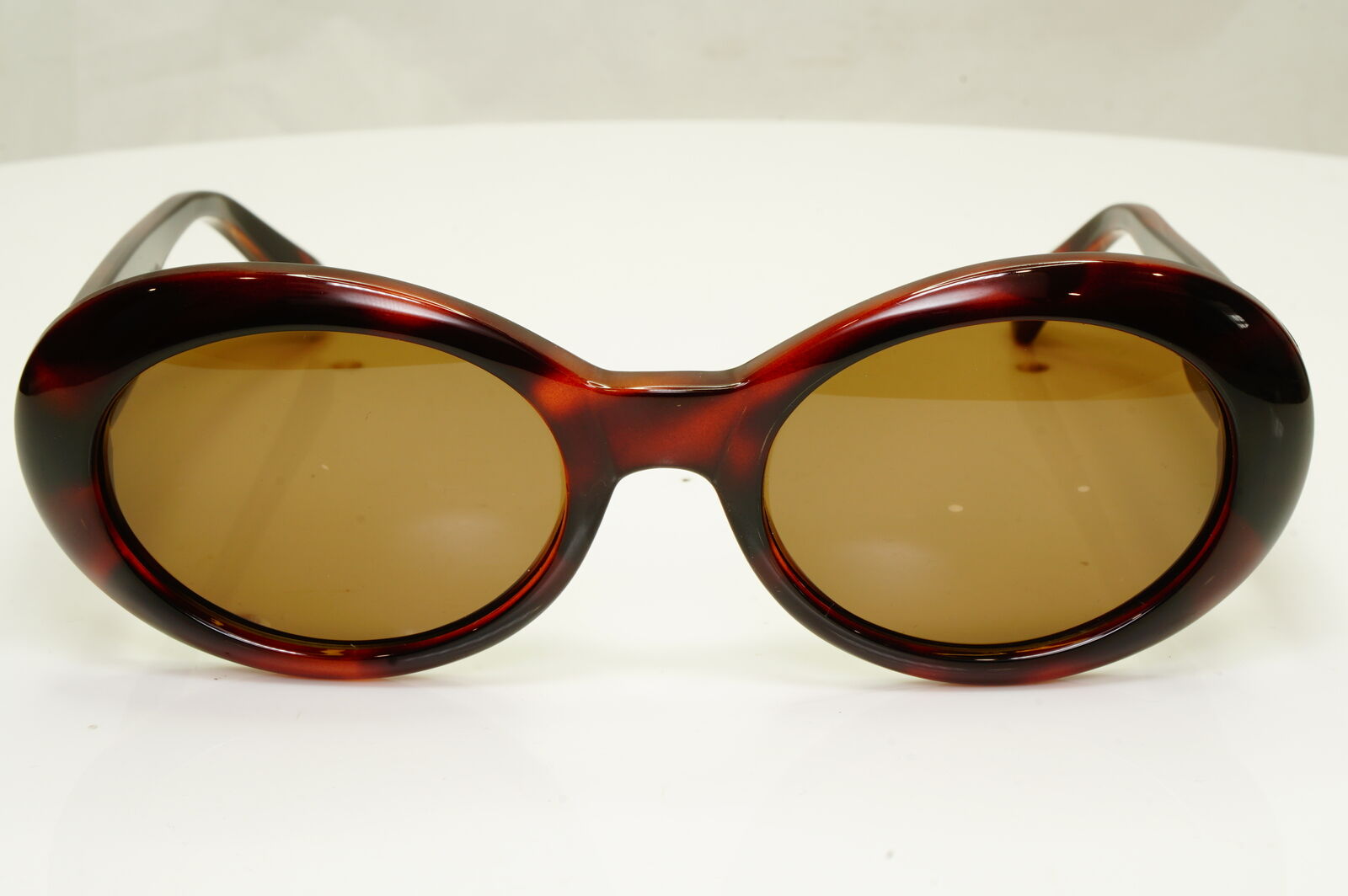 Gianni Versace 1996 Womens Vintage Brown Oval Medusa Sunglasses MOD 403 COL 900