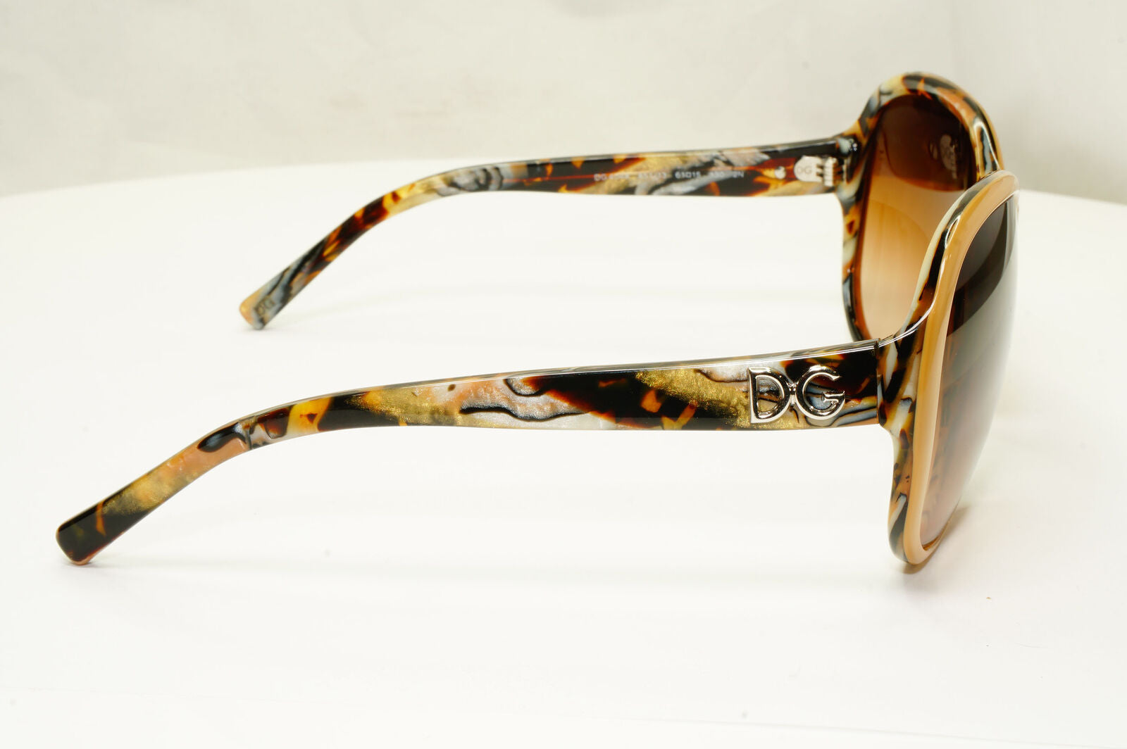 Authentic Dolce & Gabbana Womens Sunglasses Marble Brown DG 4048 851/13 240122