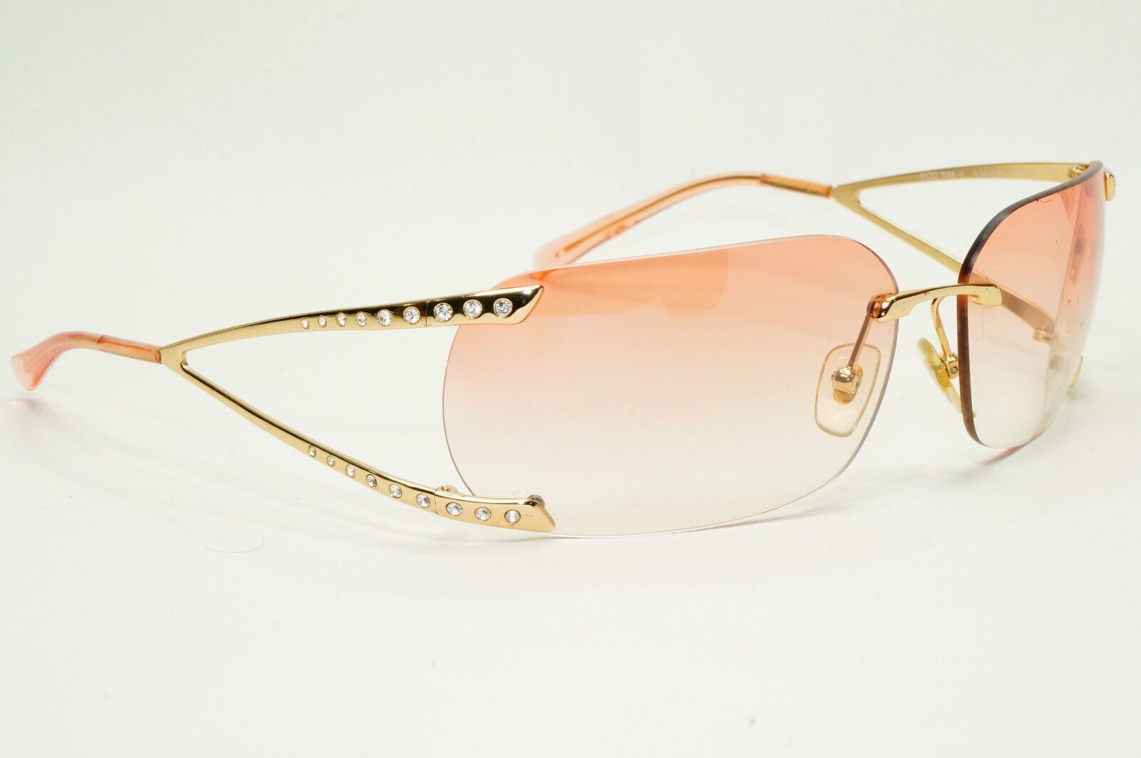 Versace Sunglasses 2004 Vintage Rimless Gold Medusa MOD N86-H N30/536 280924