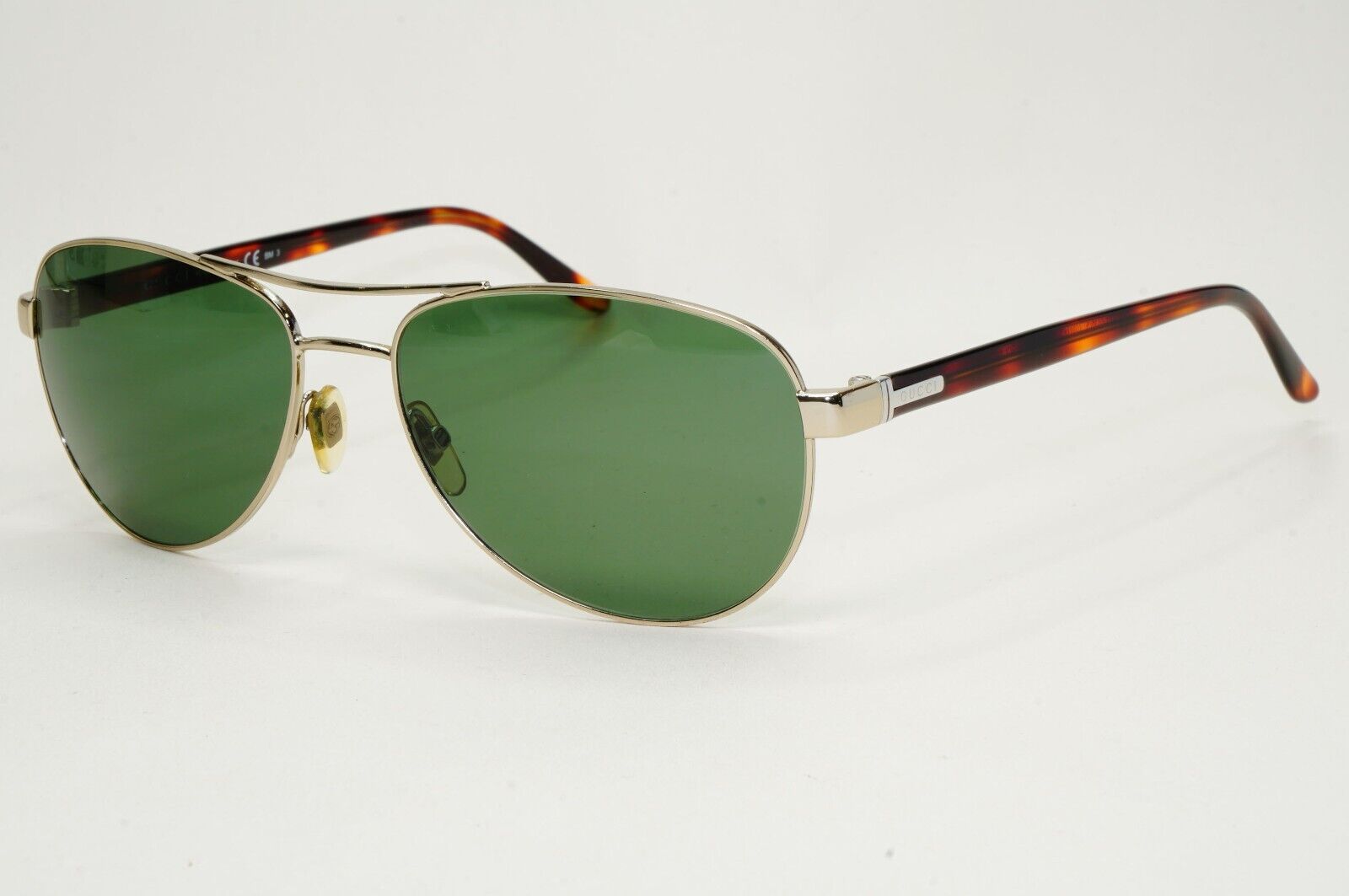 Gucci Sunglasses 2013 Vintage Gold Pilot Green Brown GG 2236/S 0WDY2 081124