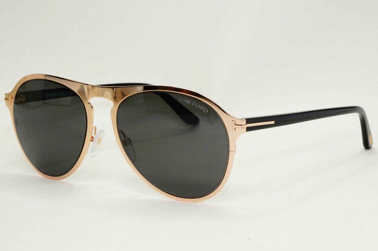 Tom Ford Sunglasses Bradburry Gold Black Square Metal FT0525 TF 525 28A 56mm