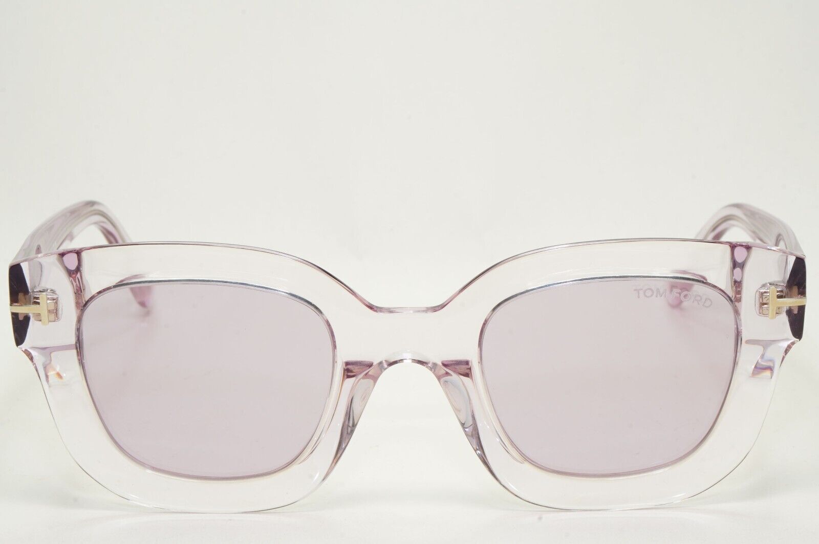 Tom Ford Sunglasses Pia Lilac Pale Transparent Square FT0659 TF 659 78Z 48mm