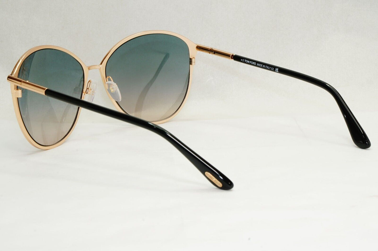 Tom Ford Sunglasses Penelope Black Gold Teal Blue Grey FT0320 TF 320 28B [A]