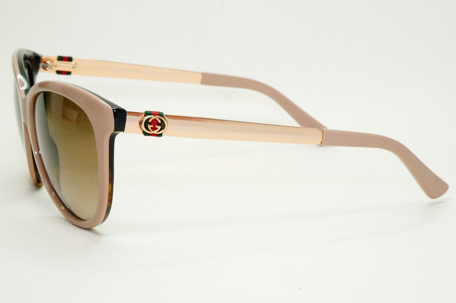 Gucci Sunglasses 2012 Ribbon Vintage Gold Beige Brown GG 3784/S LZ6J6 120824