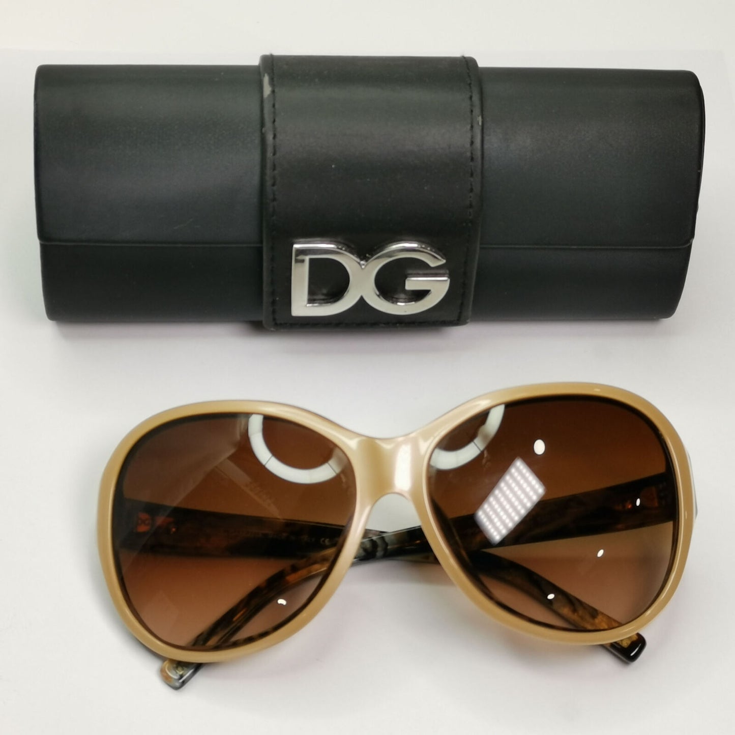 Authentic Dolce & Gabbana Womens Sunglasses Marble Brown DG 4048 851/13 240122