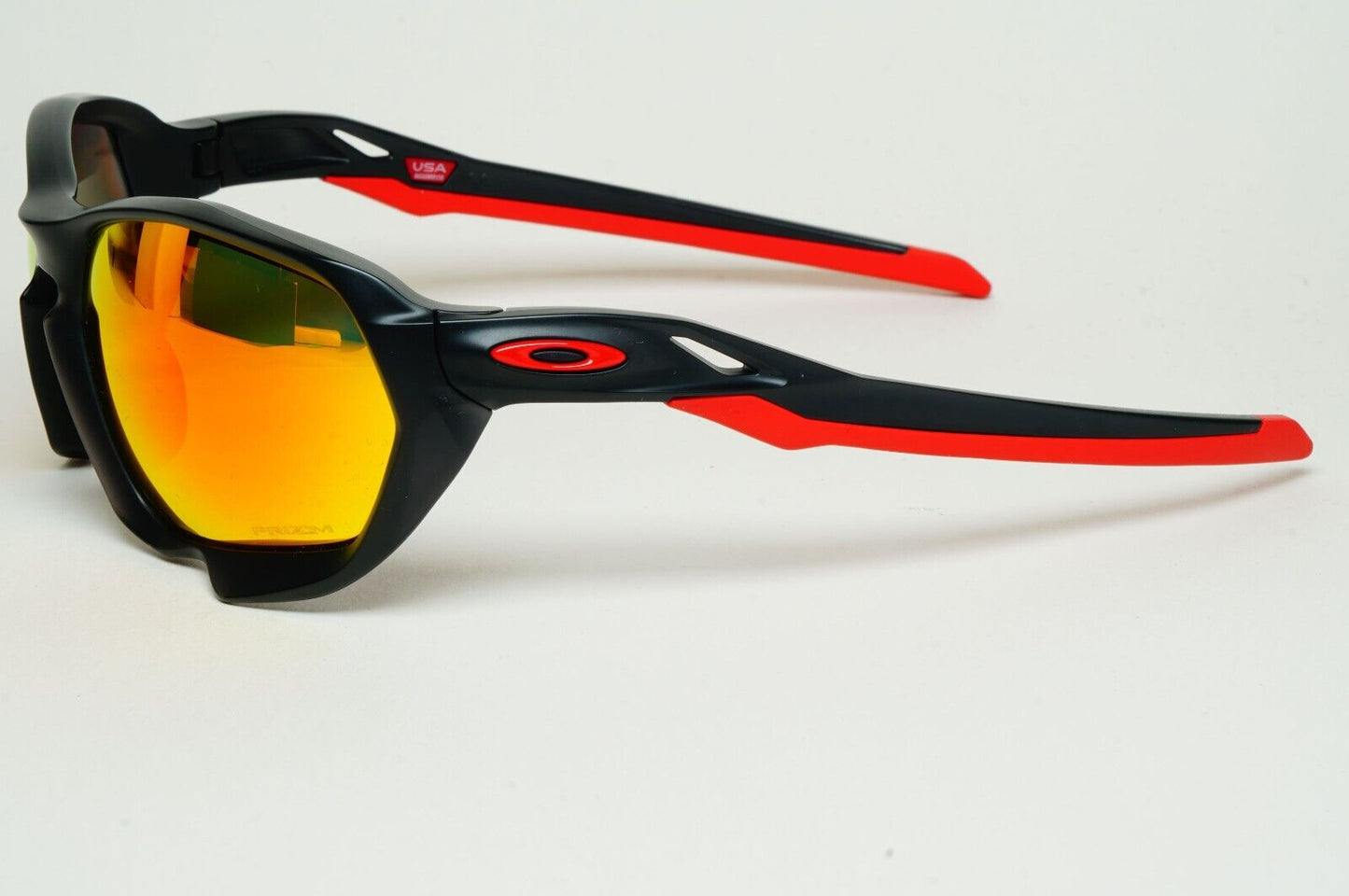 Oakley Sunglasses Plazma (A) Black Prizm Ruby Orange Wrap OO 9019A 17 59mm