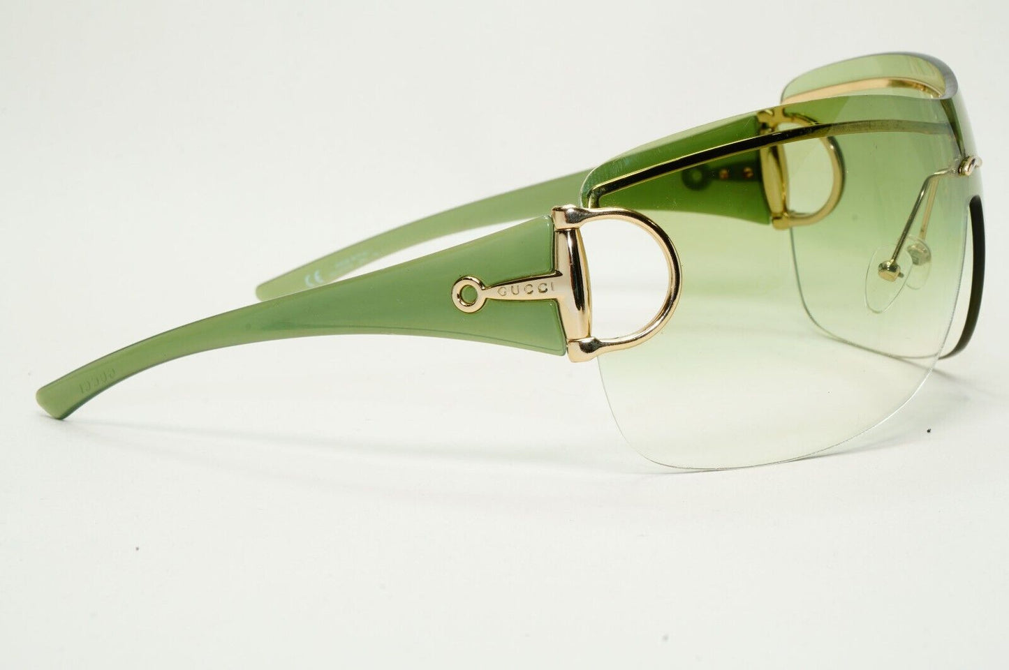 Gucci Sunglasses 2006 Vintage Green Transparent Horsebit GG 2711/S Z8C 291024