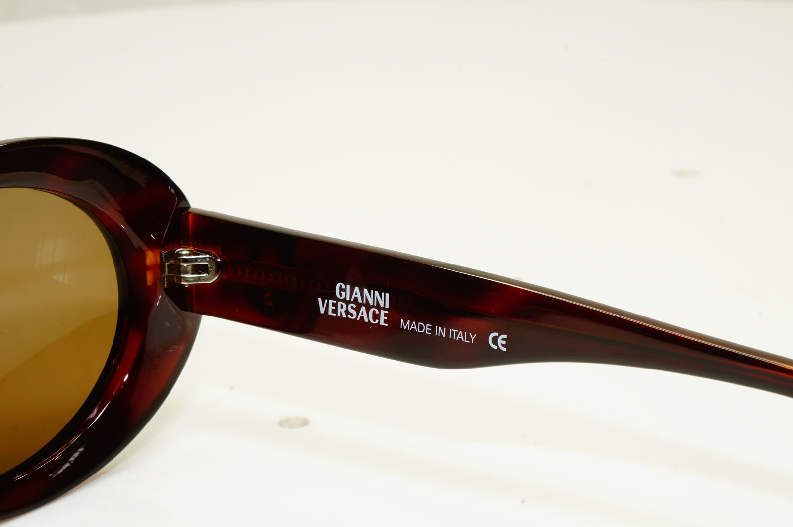 Gianni Versace 1996 Womens Vintage Brown Havana Sunglasses MOD 403/G COL 900