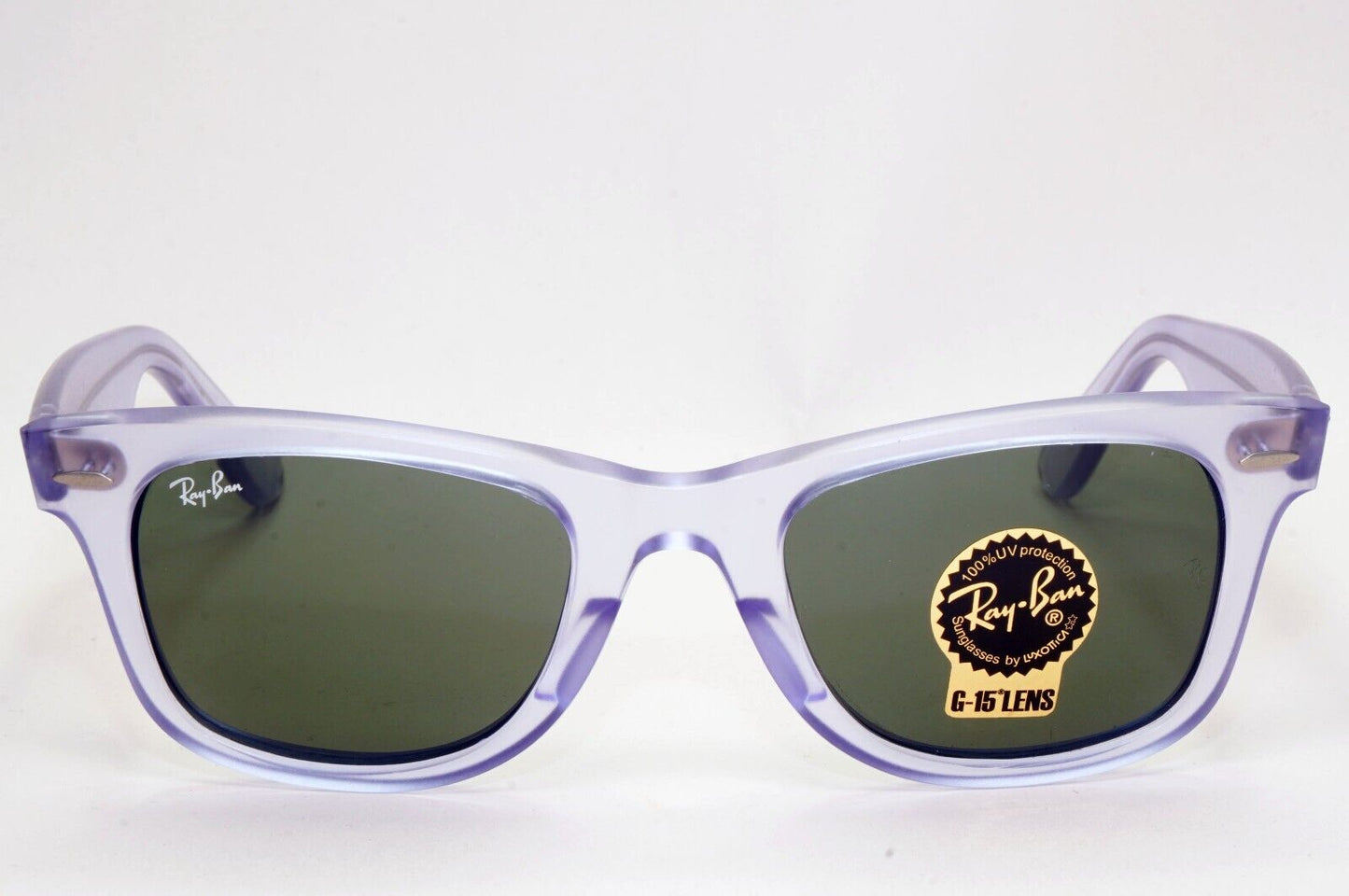 Ray-Ban Sunglasses Wayfarer Ice Pop Lilac Violet Green RB 2140 6060/3F 260724