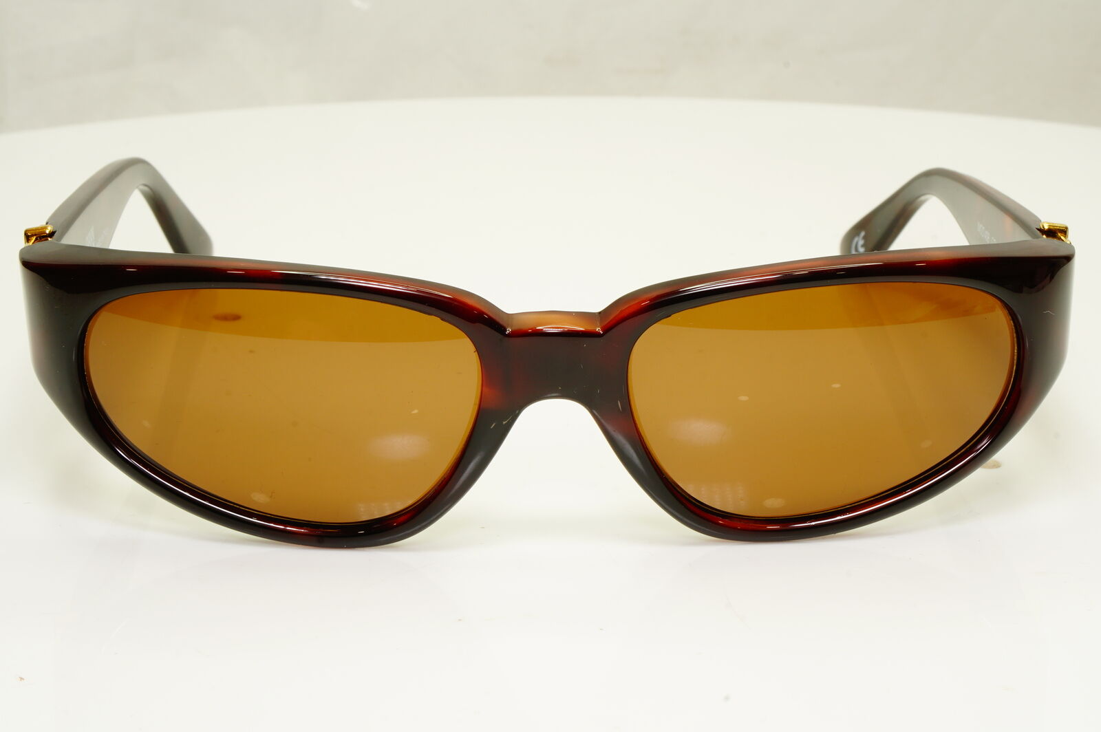 Gianni Versace 1996 Mens Vintage Brown Gold Medusa Sunglasses MOD 408 COL 900