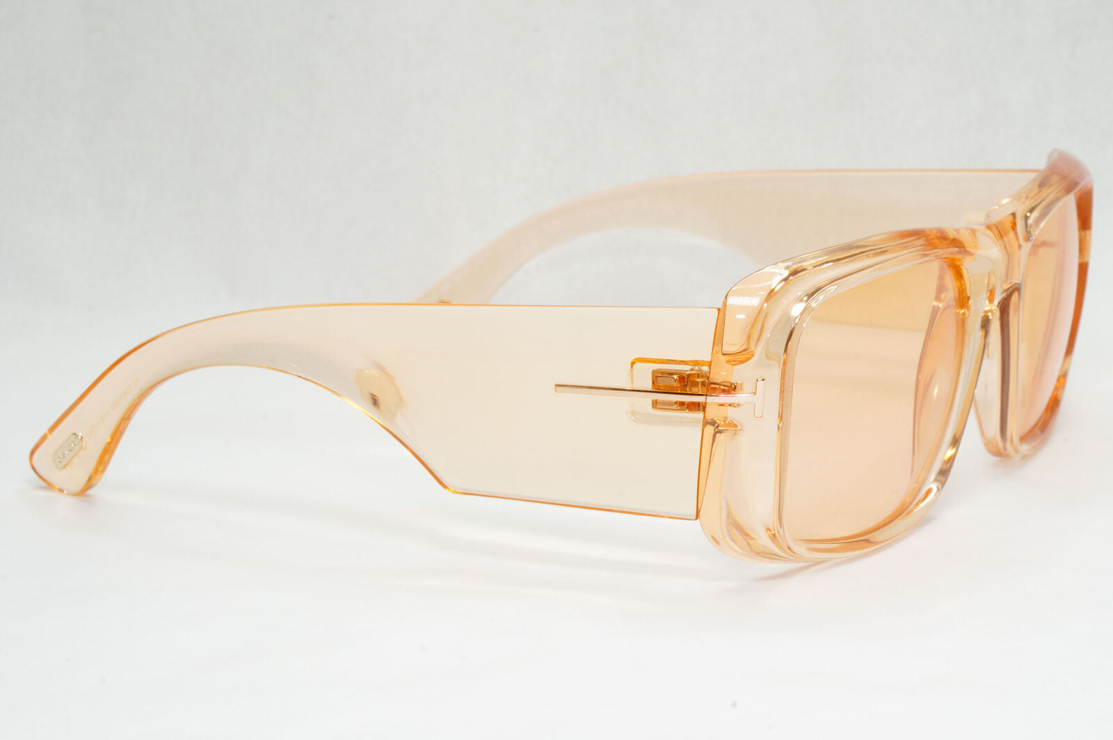 Tom Ford Sunglasses Orange Aristotle Transparent Light Square FT0731 TF 731 45E