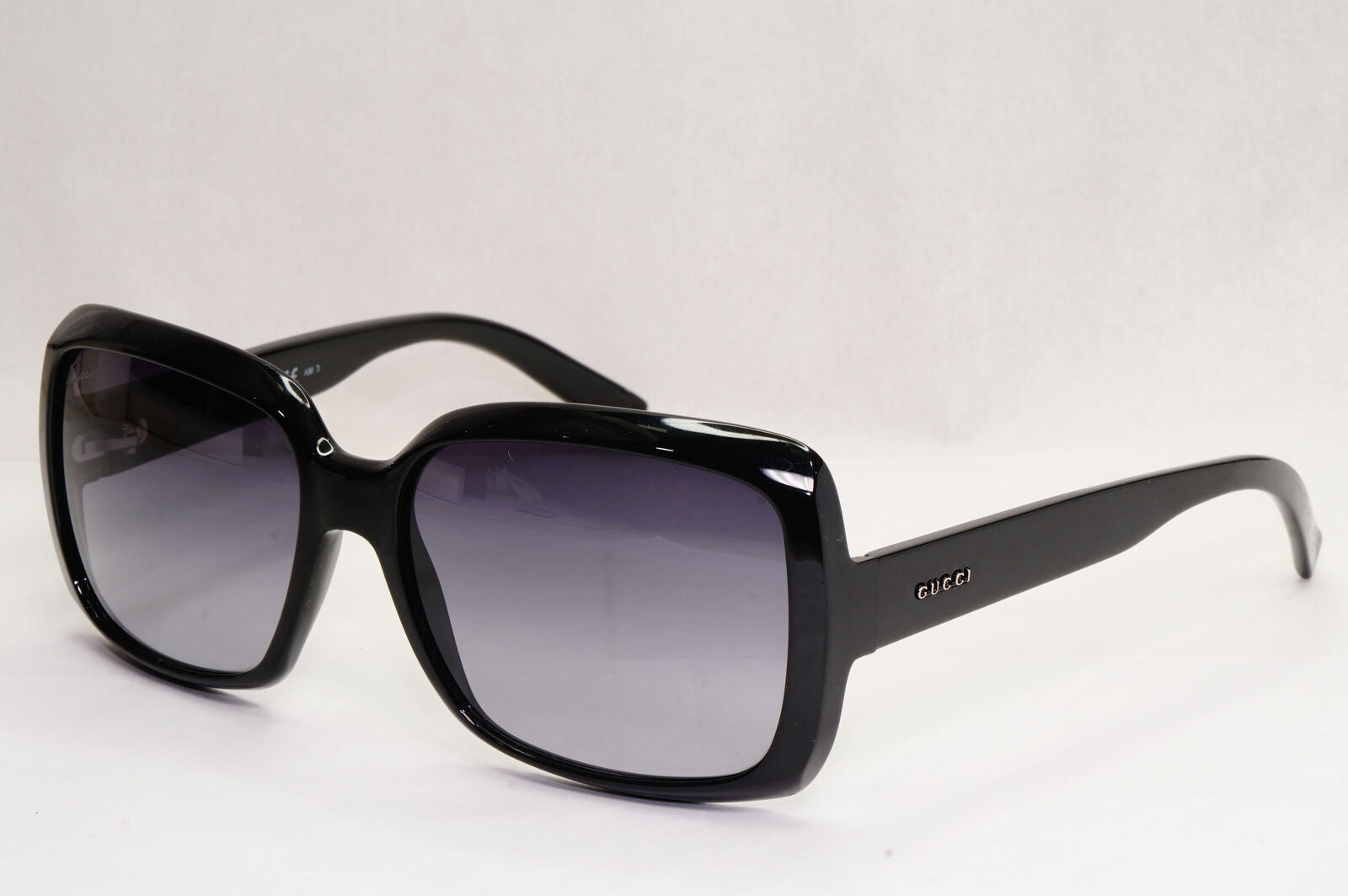 Gucci Sunglasses 2011 Vintage Monogram Black Square GG 3207/S D28H 070224