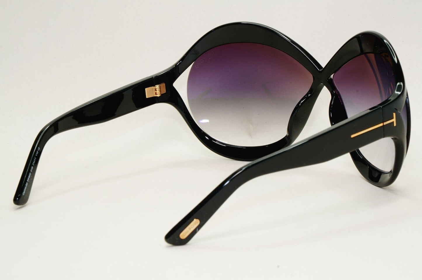 Tom Ford Sunglasses Carine-02 Black Oversized Gradient Large FT0902 TF 902 01B